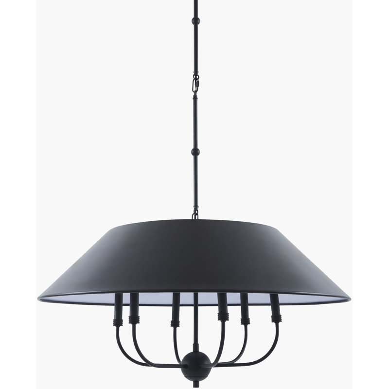Lustre Altman, Six lumières, Noir