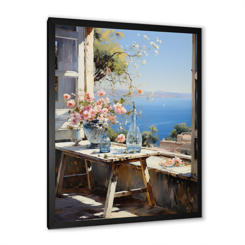 Nautique et plage, impressions sur toile, Cadre photo noir, H 20 po x l 12 po x P 1 po