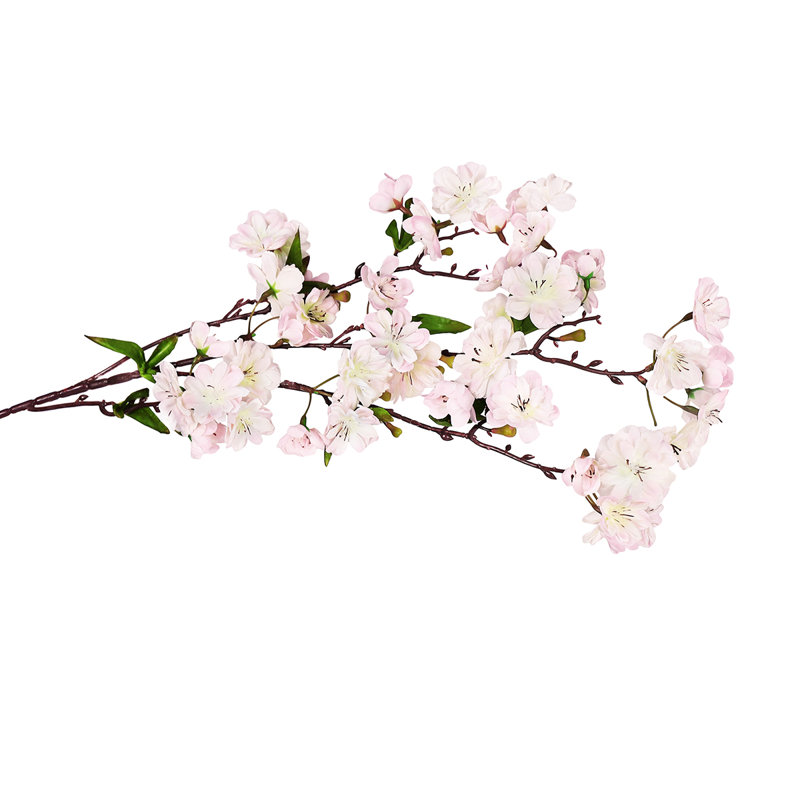 Fabric Cherry Blossom Arrangement, Cream Pink