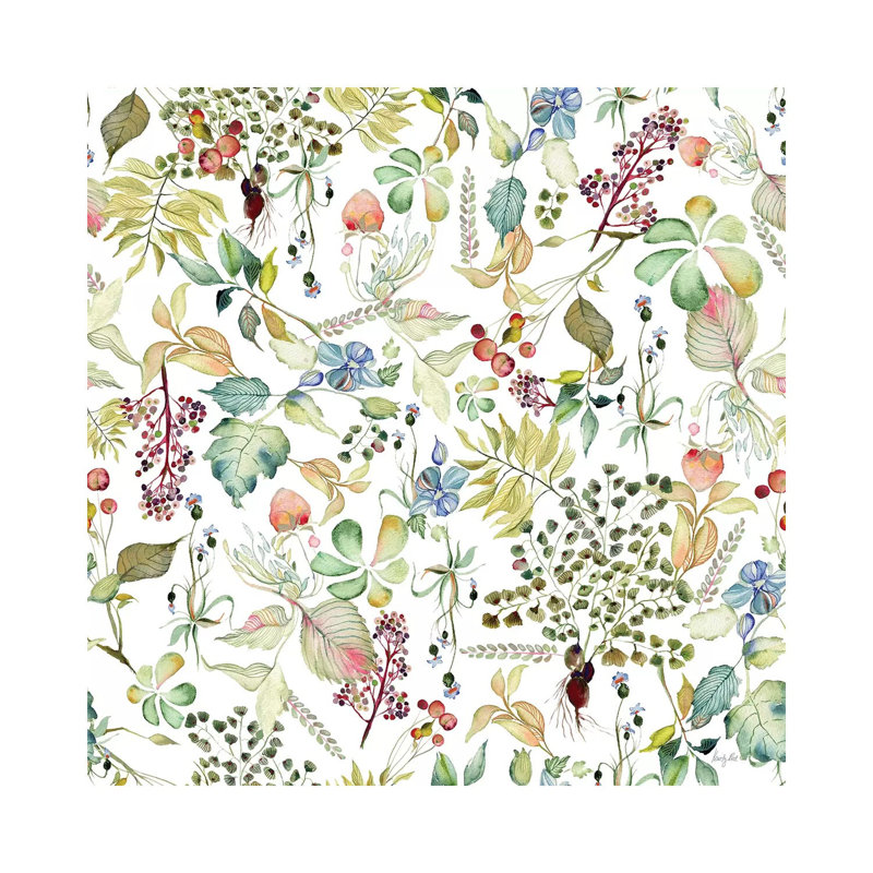 Botticelli Plants I by Kristy Rice - Wrapped Canvas Gallery-Wrapped Canvas Giclée, 66.04 cm H x 66.04 cm W x 1.91 cm D
