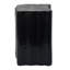 Table de bout irrégulière Black 21, conception fendue pour petits espaces intérieurs et extérieurs, mélange de fibre de verre-1141369371