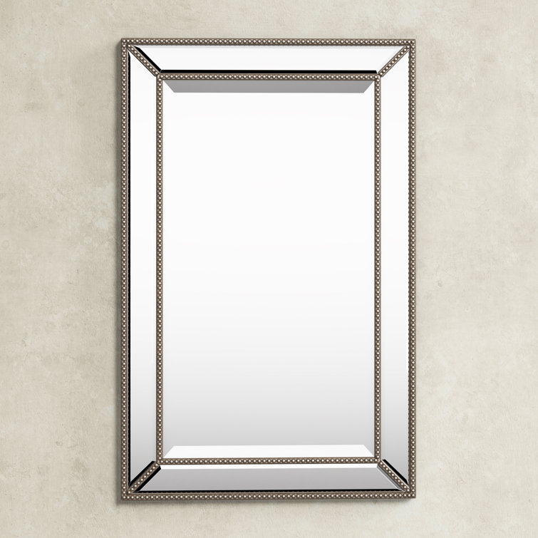 Nicolette Jewelry Storage Mirror ~ Silver