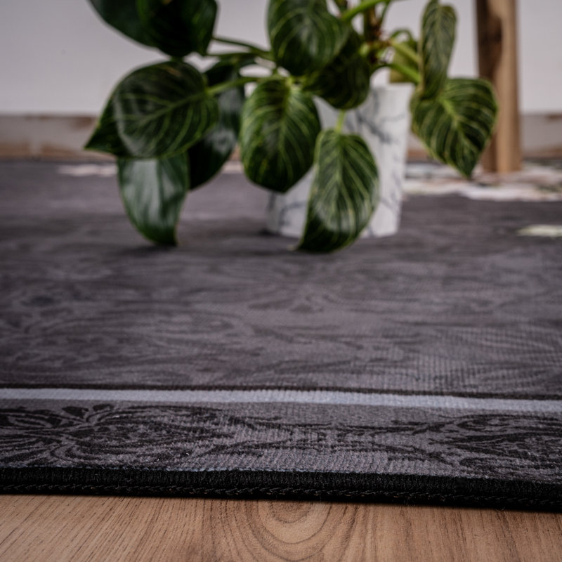 Tampa Floral Machine Printed Area Rug, Rectangular 200 x 290cm