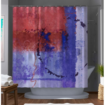Makayley Abstract Shower Curtain
