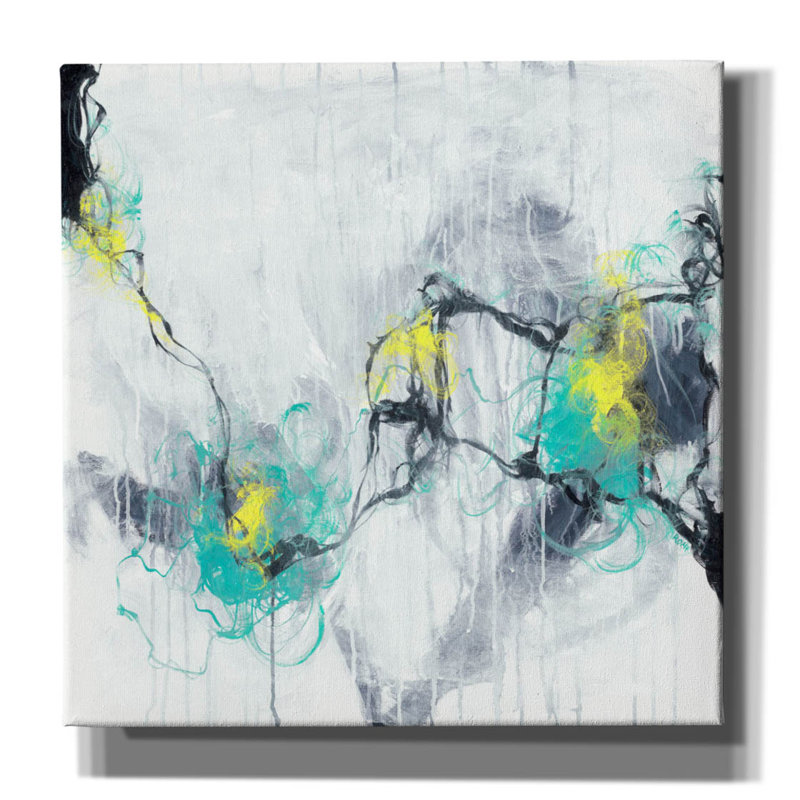 Art mural sur toile Wrought Studio ™ «Catalyst Stage 1» par Romeo Zivoin, H 37 po x l 37 po x P 1,5 po