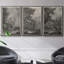 Ensemble de 3 pièces encadrées sur toile Woodland Deer III-97913718-97913723