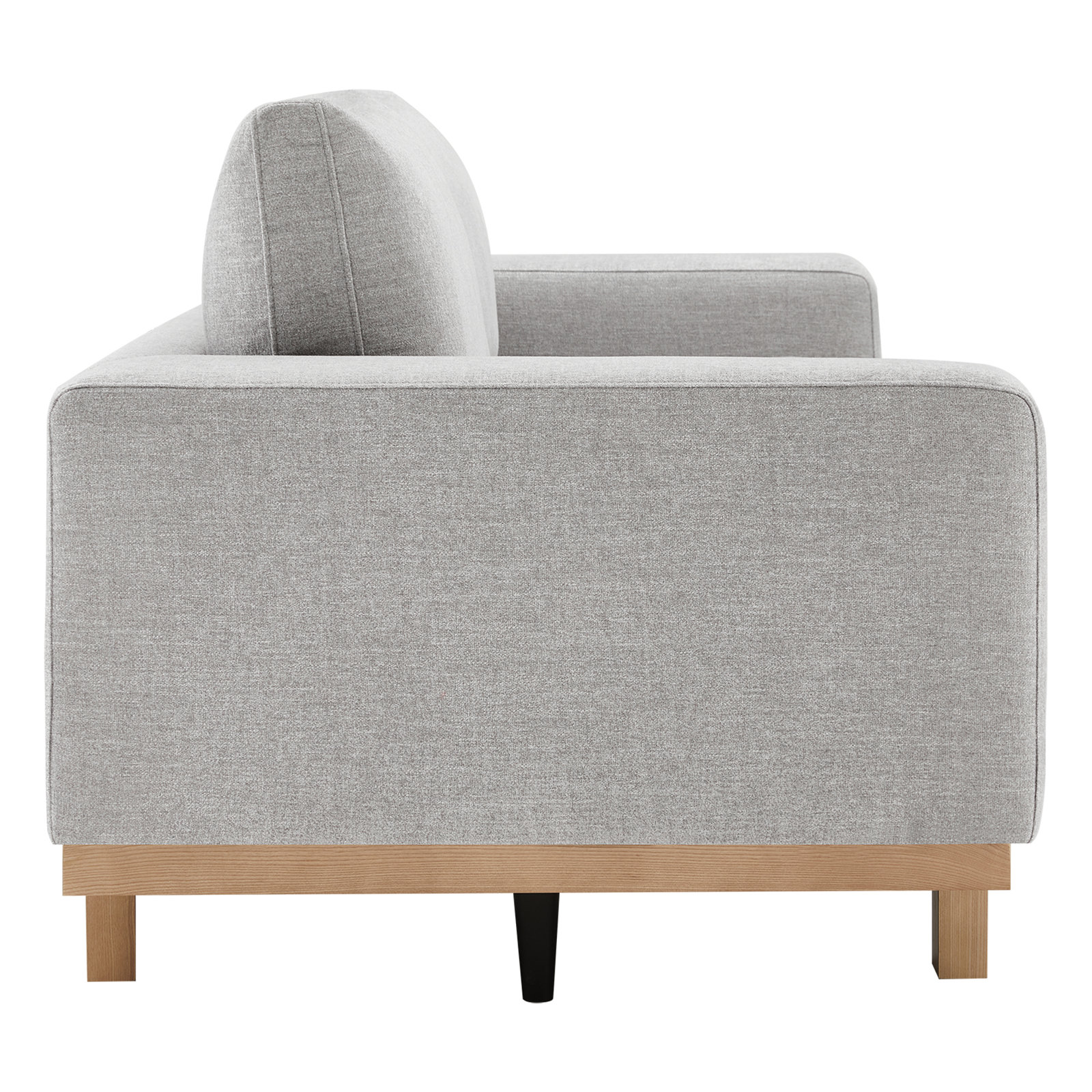 Arnette 97'' Upholstered Sofa, Brent Cloud Basketweave