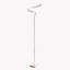 Lampe de plancher 52 po en forme de tube courbé en S 52