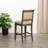Upholstered Counter Stool with Solid Wood Frame-158232020