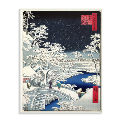 « eastern illustration snow », impression