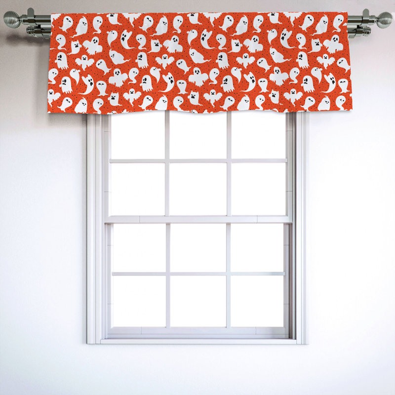 Sateen Ruffled Window Valance