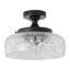 Plafonnier encastré 3 lumières 12,2 po Modern Black Modern