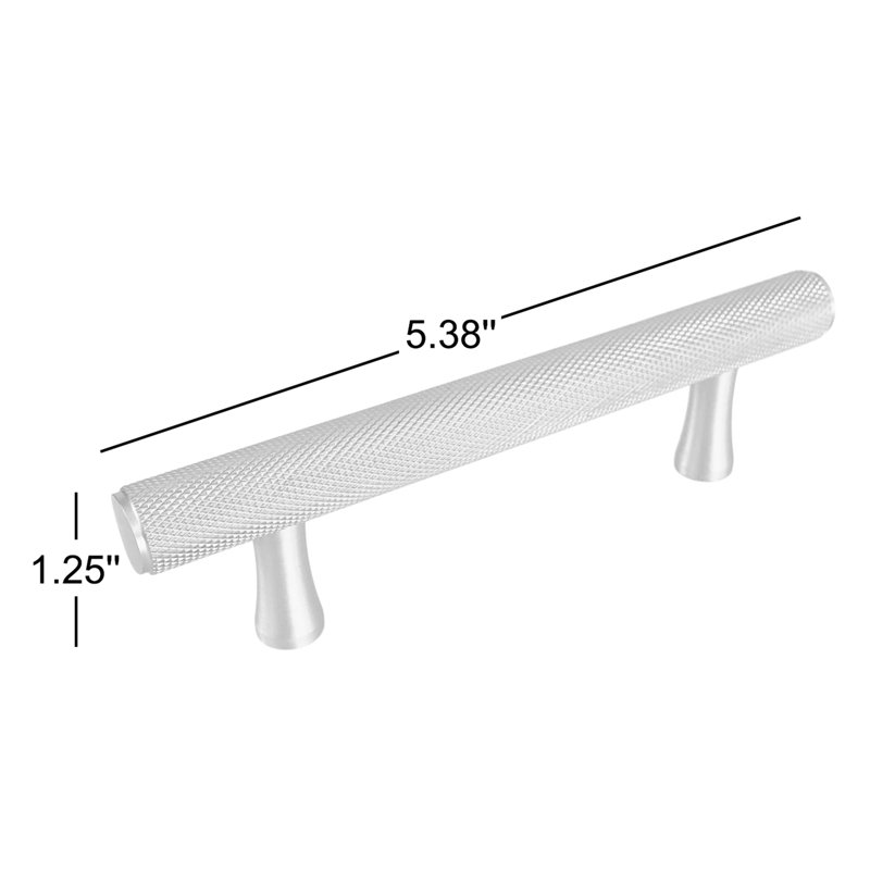 Texture 3 3/4" Center to Center Bar/Handle Pull, Brushed Brass