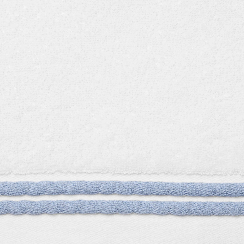 Aura Bath Sheet, White/Sea