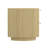 Olivia 27" W Modern 2-Drawer Nightstand in Natural Oak with Gold Legs-555795750