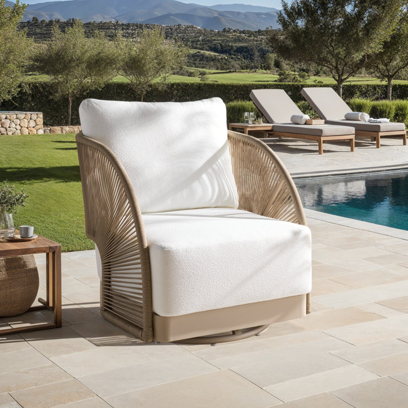 Adelandra Swivel Outdoor Chair