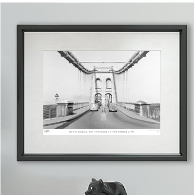 Menai Bridge, The Entrance To The Bridge C1955 by Francis Frith - Single Picture Frame Print