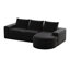 Canapé modulaire Chenille Cloud Curved-1733031647