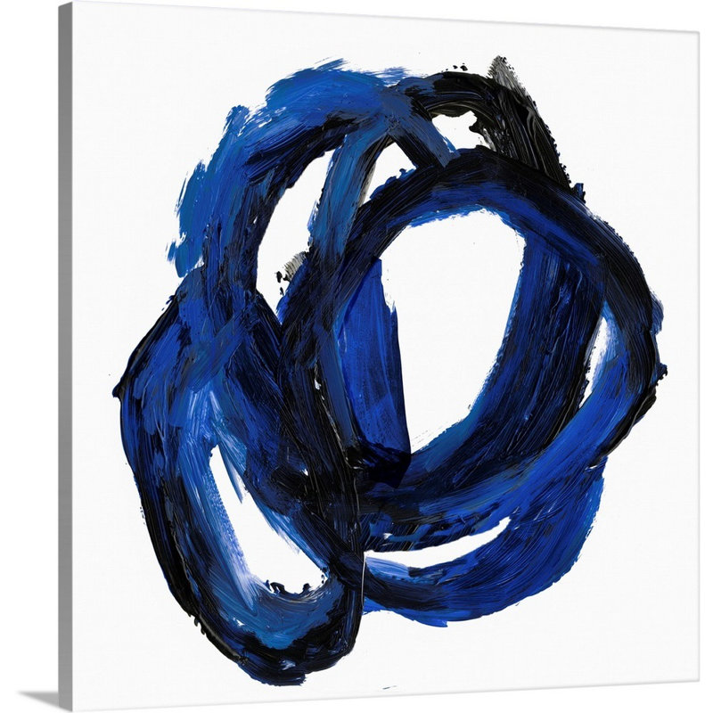 « Eternal indigo II » par PI studio-impression sur toile, Toile tendue, H 20 po x l 20 po x P 1,25 po