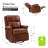 Manning 29.6" Wide Genuine Leather Manual Recliner-627696244