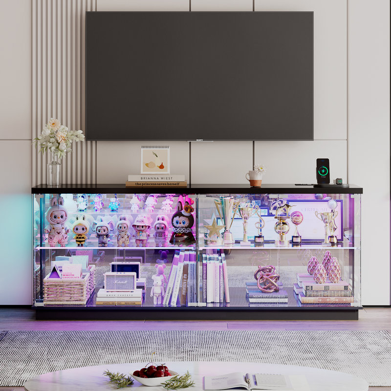 TV Stand for TVs up to 75", Black