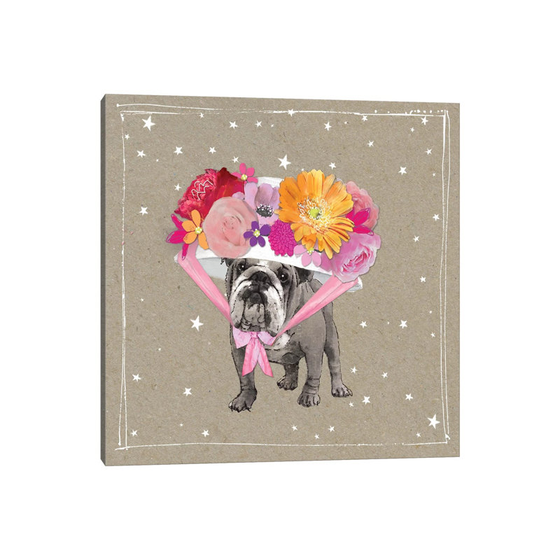 Fancypants Wacky Dogs IV by Hammond Gower - Wrapped Canvas Print, 30.48 cm H x 30.48 cm W