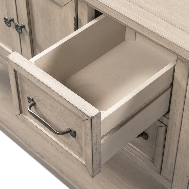 Console 43,3 po, Crème, Cream