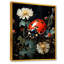 Coccinelle à motif floral sur toile-895293724-895293718