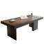Bureau de direction moderne de style italien en chêne fumé-252298115