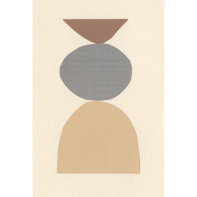 " Neutral Sculpt II " Mixed Media Print