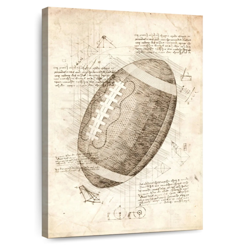 Sireci Football American, 12" H x 8" W