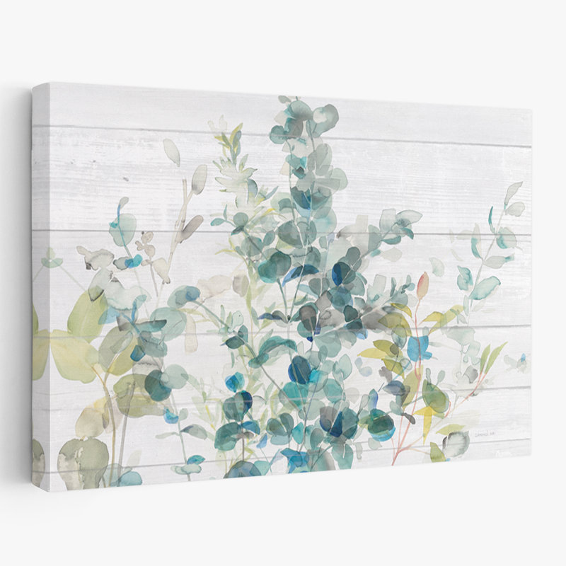 Jardin d'eucalyptus I sur une barrière, H 36 po x l 24 po