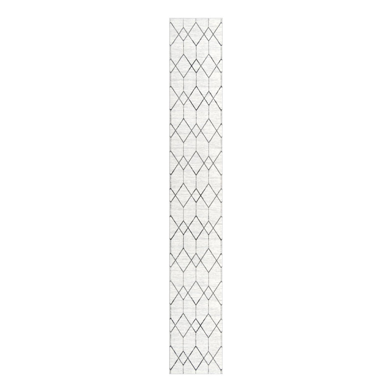 Nubieber Geometric Indoor Rug, Runner 2'11" x 19'8"