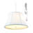 Luminaire suspendu en forme de tambour 2 lumières unique/accrocheur-904739753-904739752
