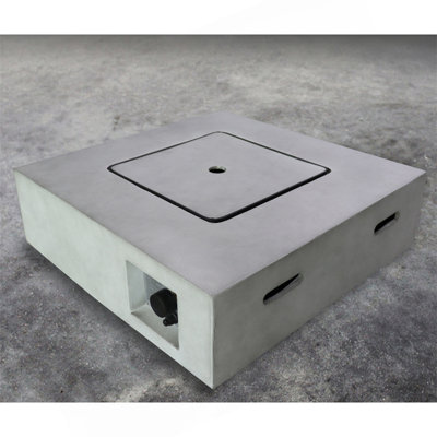 Fiber Reinforced Concrete Propane Gas Fire Pit Table