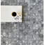 Bardiglio 2" x 2" Grid Mosaic Wall & Floor Tile in Dark Gray
