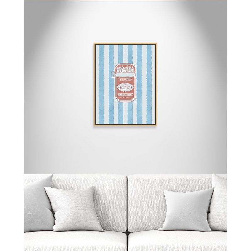 «Salty Sardines Print» par Marcus Prime, Flotteur naturel, L 19,5 po x H 25,5 po