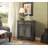 Glancio Console Table In Antique  & Teal 97253