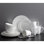 Mikasa Trellis 16-Piece Lightweight Chip-Resistant Bone China Dinnerware Set, Service for 4