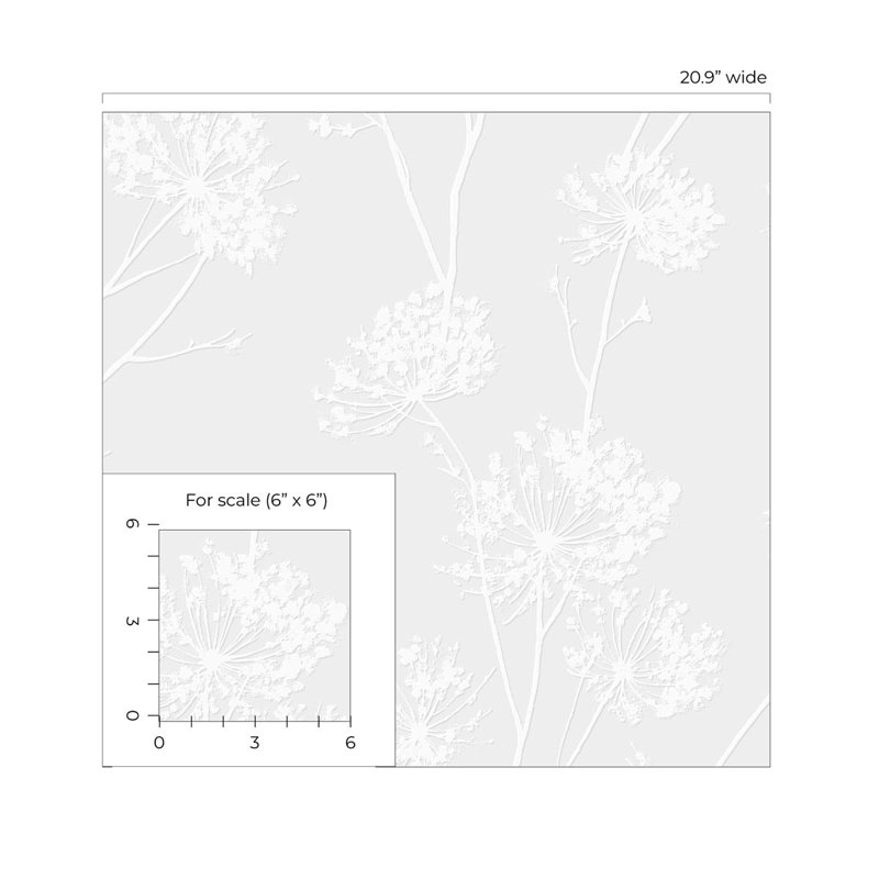 Rouleau de papier peint autocollant à peindre L 18 pi x l 20,9 po Evalia
