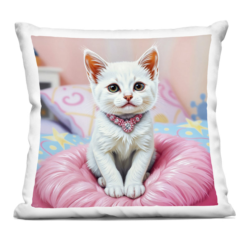 Coussin Diamonds & Cuddles Kitten