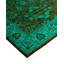 Tapis noué à la main de conception unique Chimel - vert