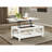 44-inch Rectangular Lift Top Coffee Table, White