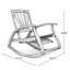 Chaise berçante d'extérieur en bois d'acacia avec repose-pieds rétractable-1879212265