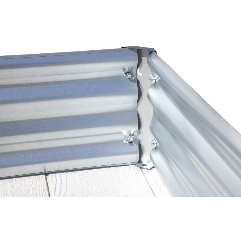 Galvanized Steel Raised Garden Bed for Outdoor Yard