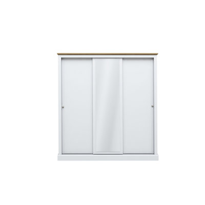 Artur 3 Door Manufactured Wood Wardrobe