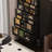 Black 5-Drawer Solid Wood Ash Accent Chest
