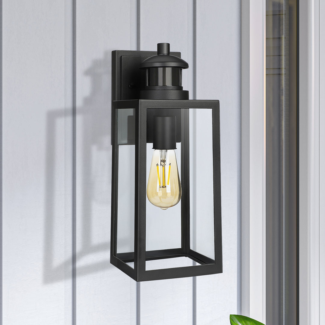 Citlali Aluminum Wall Light With Dusk to Dawn and Motion Sensor Andover Mills™