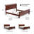 Aberdeen Solid Wood Sleigh Bed-96428210