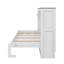 Lit escamotable simple avec éclairage à DEL, transformable en armoire-1298673479